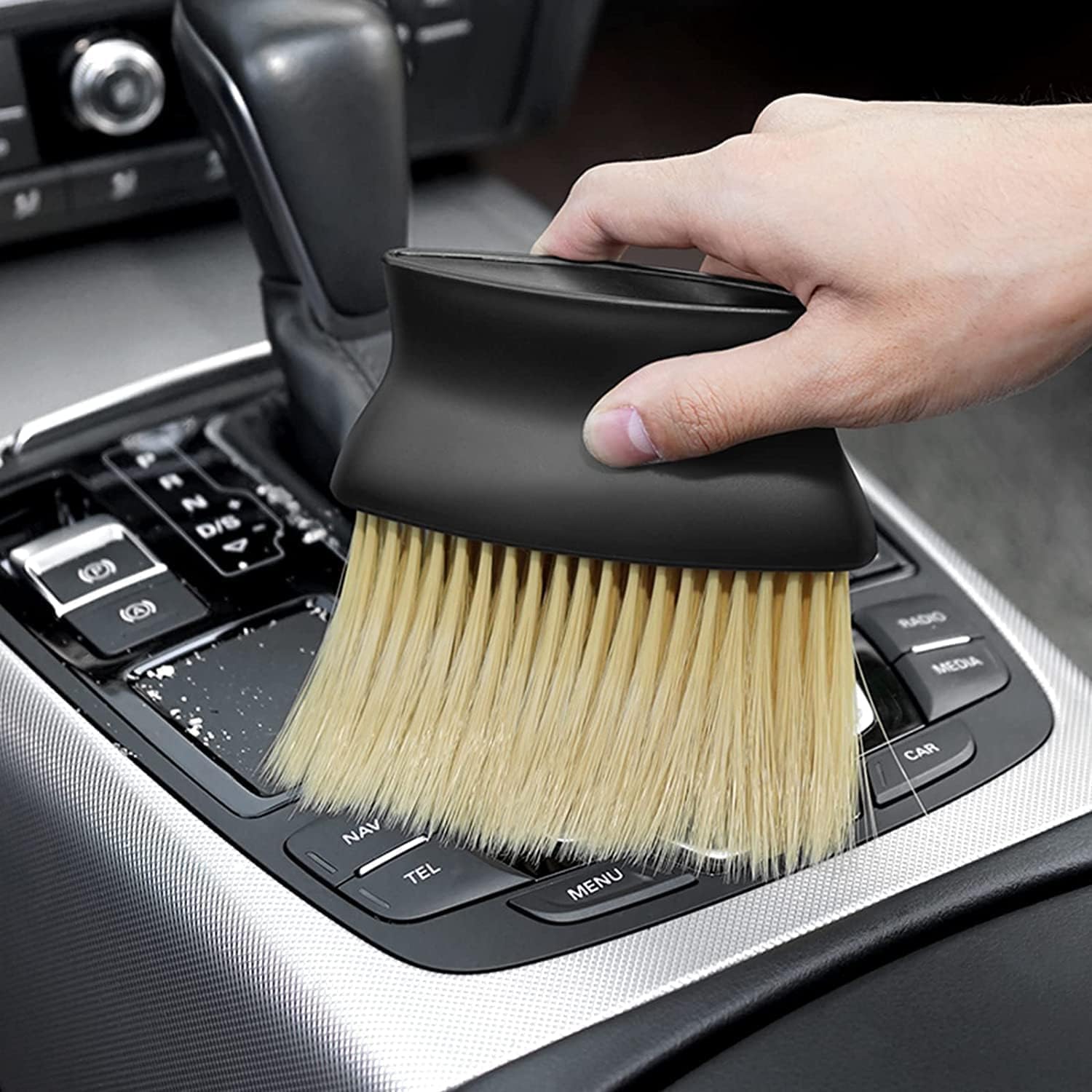 THINKWORK 6 PCS - 3in1 Vacuum Microfiber Car Duster Kit|Interior & Exterior Cleaning Detailing Tool|Scratch & Lint Free, Pollen Removing|Car Extendable Long Car Duster (Car) - Image 2 thumbnail