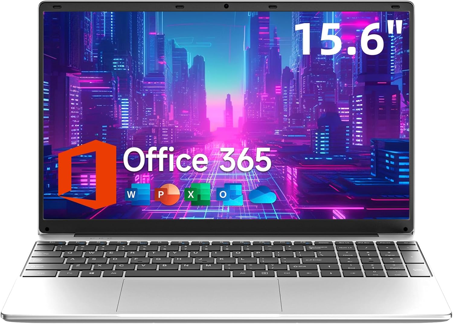 15.6 Inch Laptop with Office 365