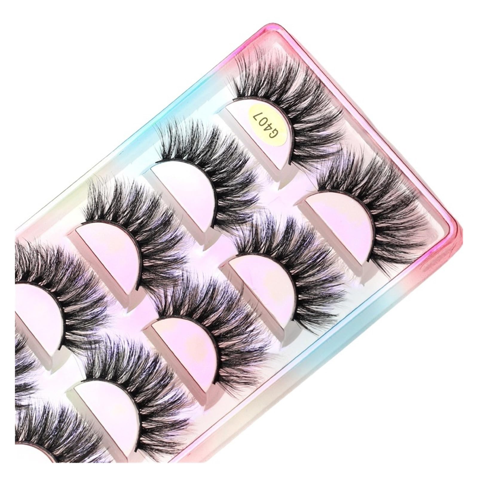 UAMOU Bulk Eyelashes 3D Mink Lashes Fluffy Soft Wispy Natural Eyelash Extension Reusable Cilios Mink False Eyelashes Makeup