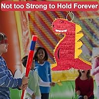 Vista 16 de Juego de 2 piñatas (coche + taco) – Suministros para fiestas de niños, juego de juegos temáticos para fiestas de cumpleaños, carnaval y actividades