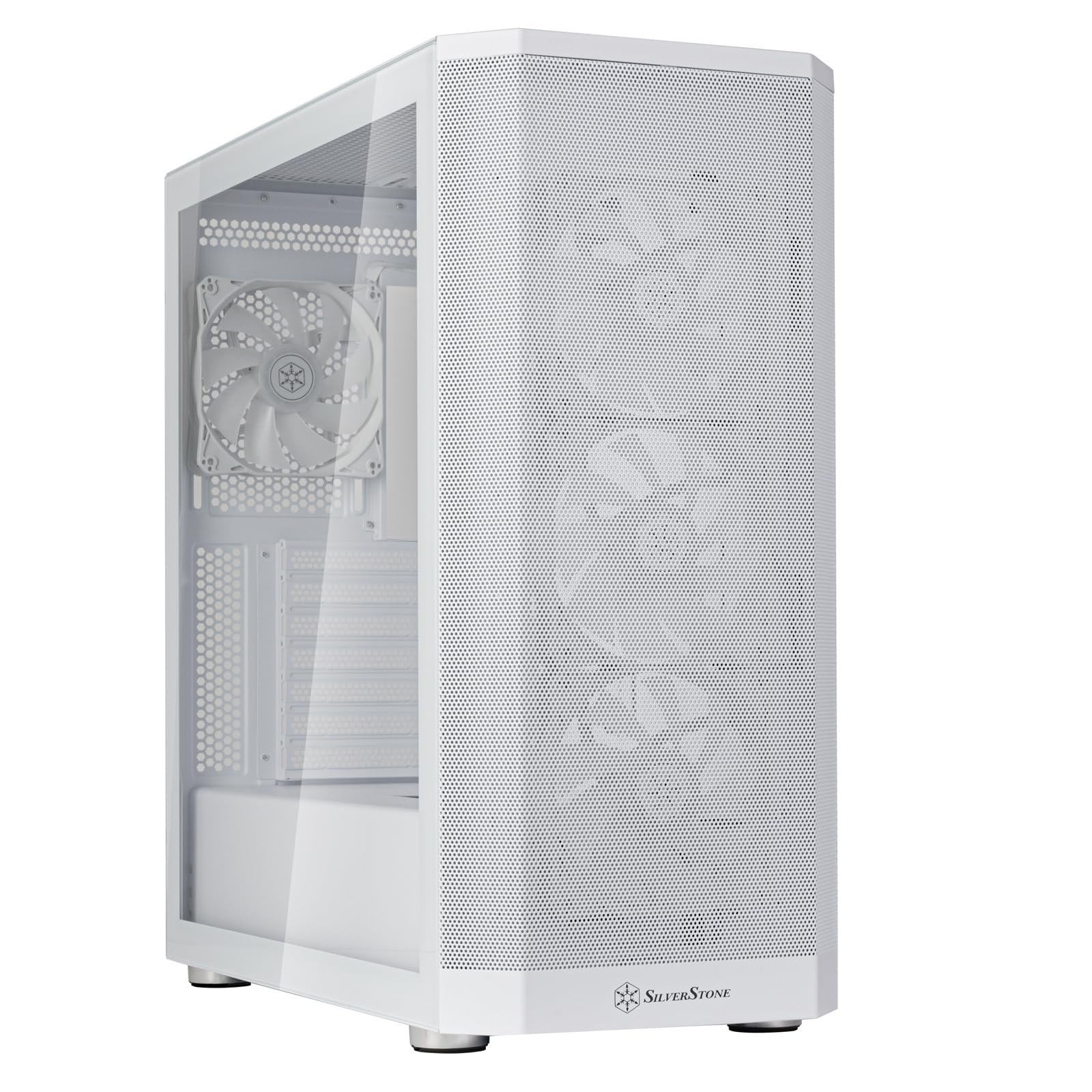 Silverstone Technology FARA 514X (weiß, Tempered Glass)