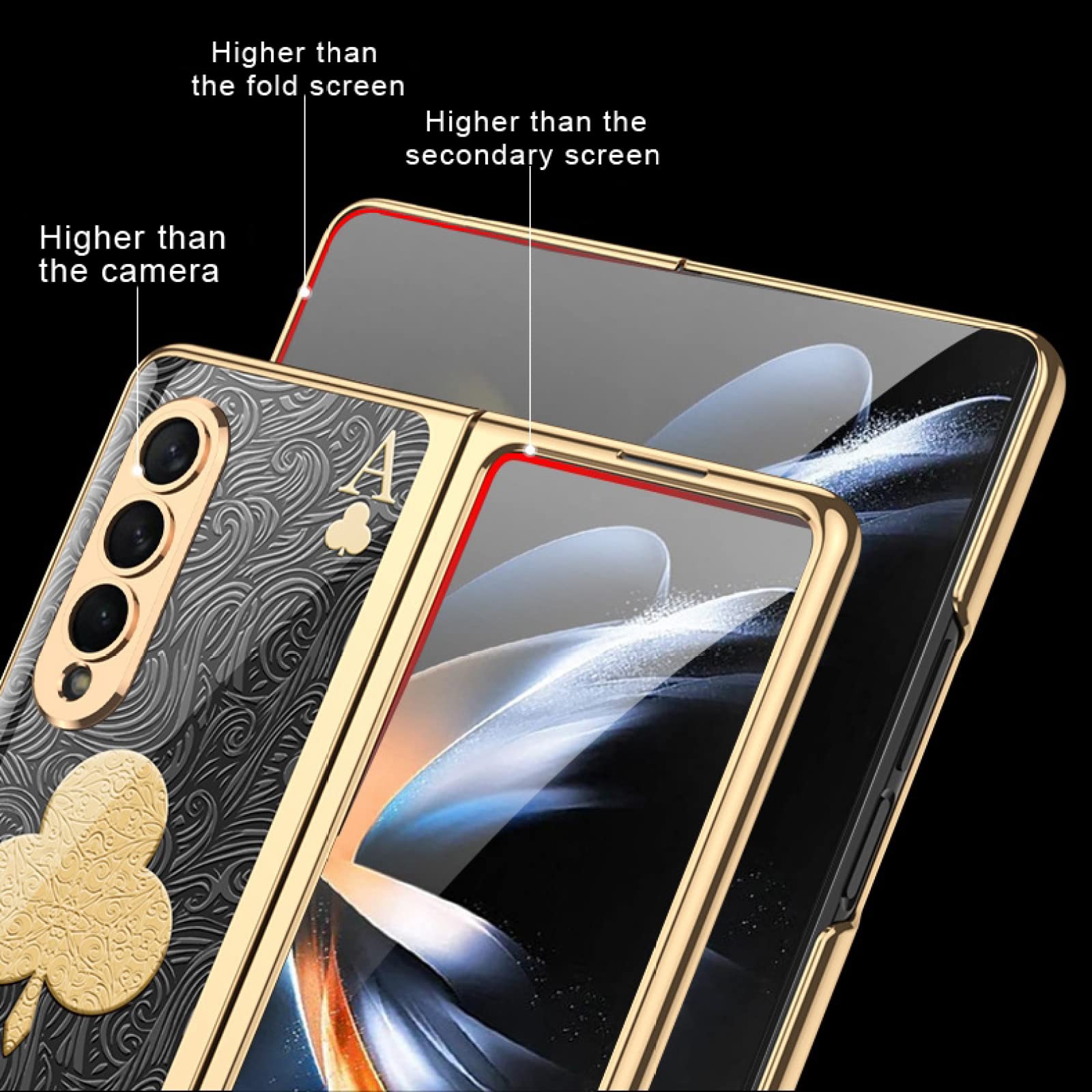 Amazon.co.jp: 適用Samsung Galaxy Z Fold 4に適した強化ガラス携帯
