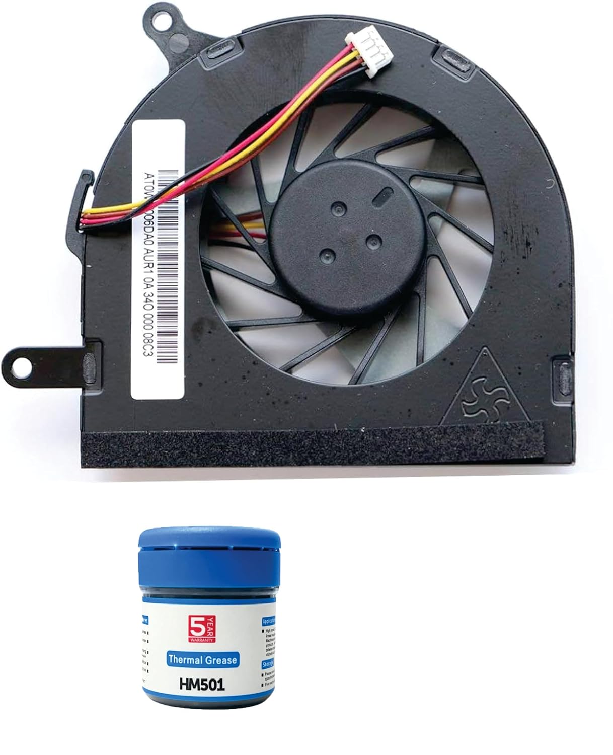 High- Quality Replacement Internal CPU Cooling Fan for Lenovo Laptop G580 G585 G480 G485 (4PIN). Comes With Complimentary MH501 Thermal Greasen (Cooling paste).