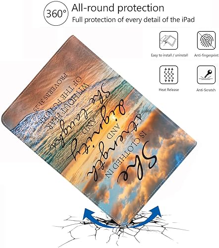 Miniatura 10 de Funda para Samsung Galaxy Tab A7 Lite de 8.7 pulgadas modelo 2021 (SM-T220T225T227), funda protectora de piel, soporte ajustable, función de