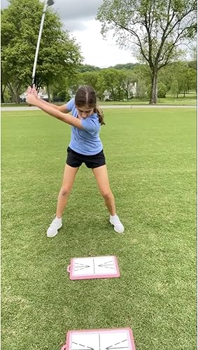 Vista 12 de Birdie Mat Pro Premium - Alfombrilla de entrenamiento de swing para analizar la trayectoria del swing y el impacto de la pelota