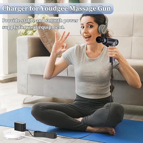 Miniatura 3 de Cargador de 16.8 V para Youdgee H1 Mini pistola de masaje muscular Adaptador de corriente para Youdgee Deep Tissue Percusión Masajeador Sominyu