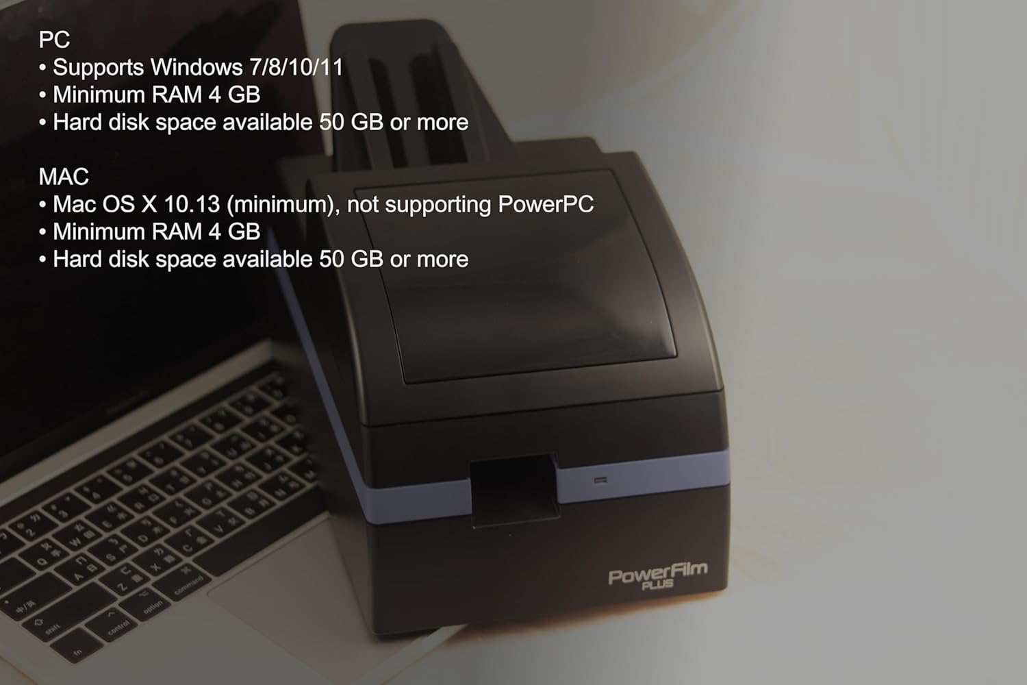 System Requirements for PowerFilm Plus