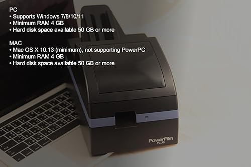 Miniatura 7 de Pacific Image PowerFilm Plus - Escáner de película de 1378in Velocidad de escaneo más rápida Tiras de película negativapositiva de escaneo