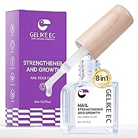 Vista 1 de Nail Ridge Filler para uñas dañadas gelike ec 8 en 1 fortalecedor de uñas para uñas finas y crecimiento - Relleno de proteína para uñas con capa