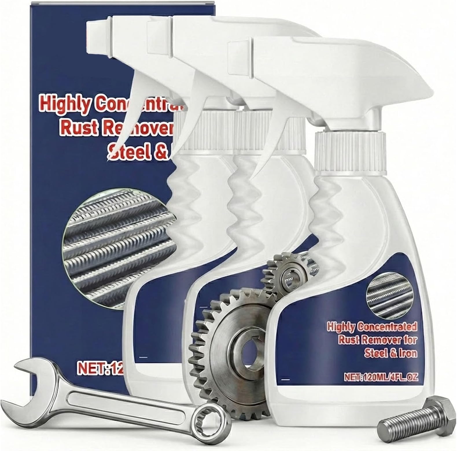 Highly Concentrated Steel Rust Remover 2026 Upgraded Multipurpose Rust ...