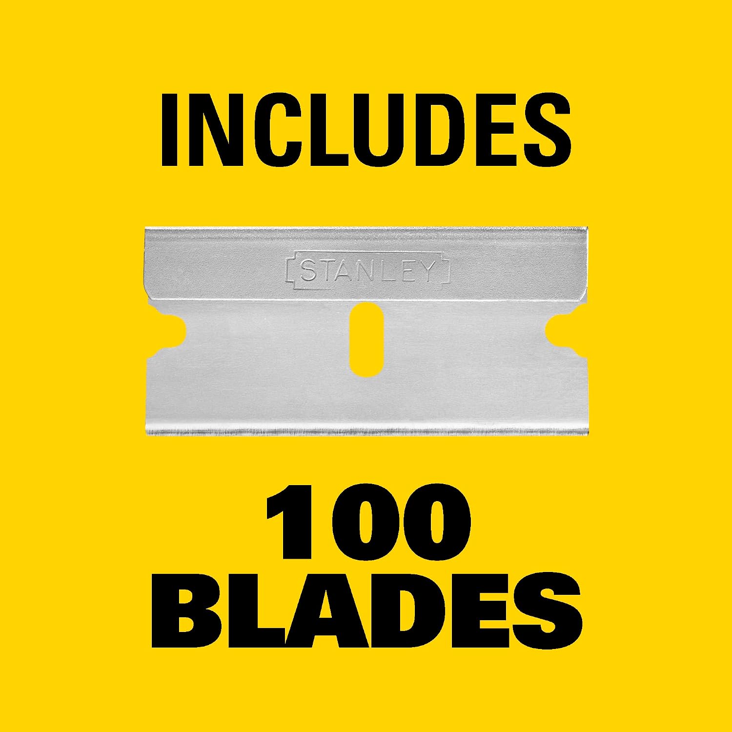 STANLEY 1-1/2 in. Glass Scraper Replacement Blades, 100-Pack (11-515) image 2