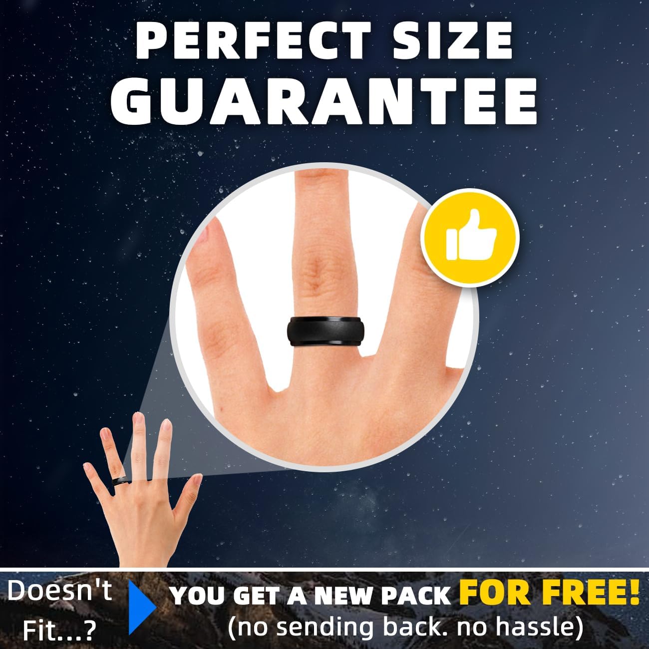 Egnaro Men's Silicone Rings 10mm Wide 2.5mm Thick, Rubber Wedding Bands with Inner Arc Ergonomic Breathable Design, 1/4/5/7 Variety Multipack