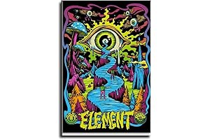 LANTICO LA Vintage Posters: Element Trippy Canvas, Unframed