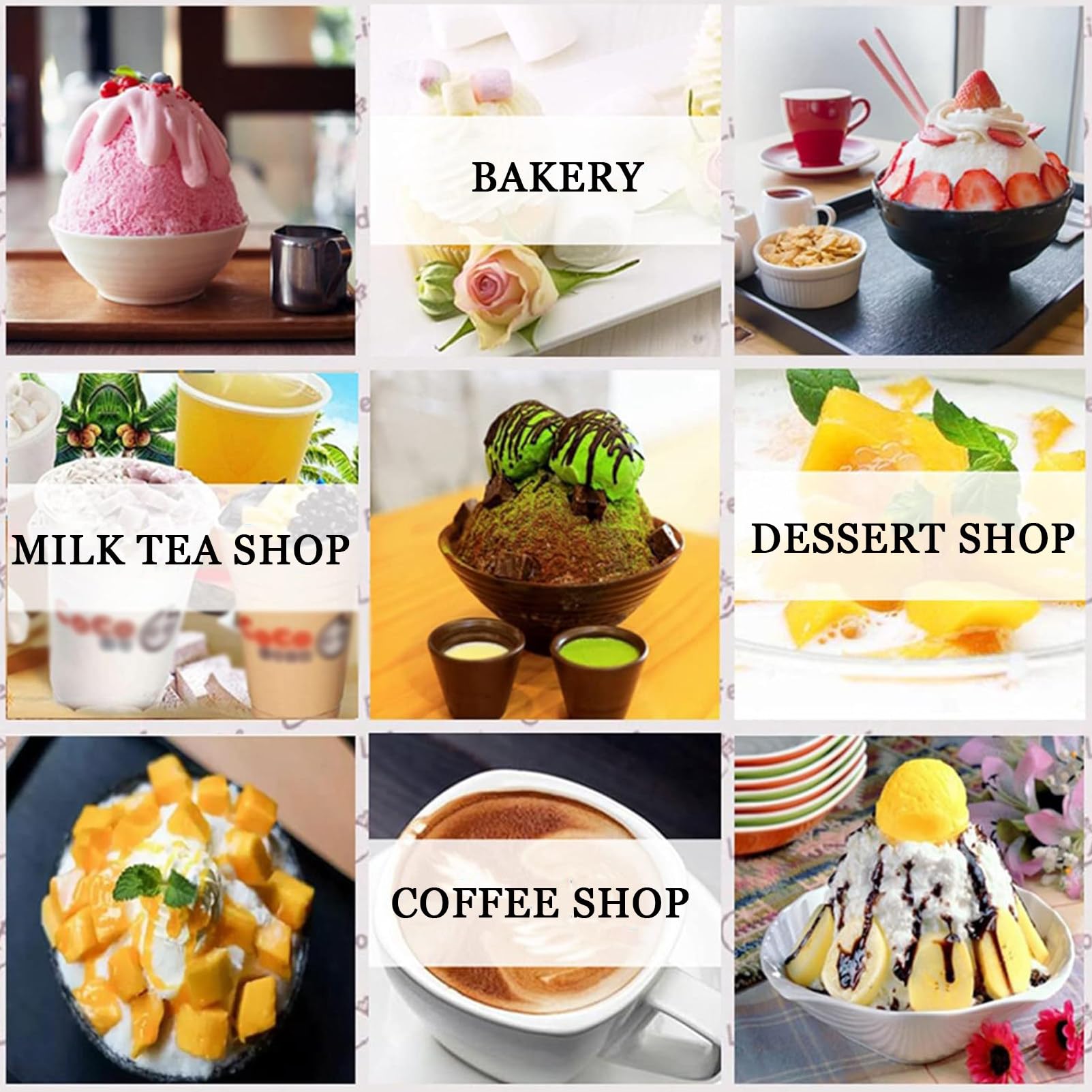 MáQuina Coreana Para Hacer Hielo Raspado Bingsu, MáQuina Para Hacer Helados Con Copos De Nieve Y Pantalla TáCtil, 60Kg/24H, De Limpieza AutomáTica Para Uso Comercial Y DoméStico.,Black