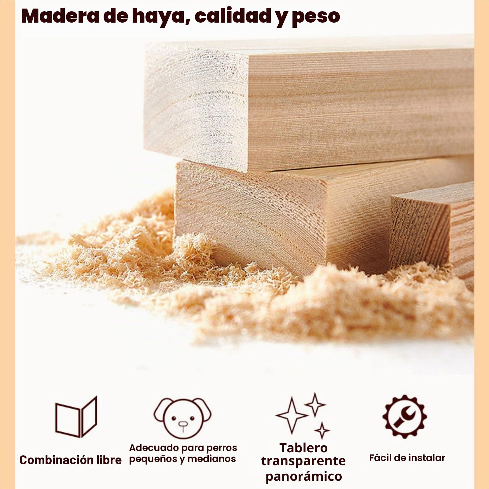 Parque para Perros Transparente, Parque para Perros de plástico acrílico Transparente para Interiores, Parque para Perros de acrílico, para Cachorros, Gatos, Conejos(Big Door,12 Pieces)