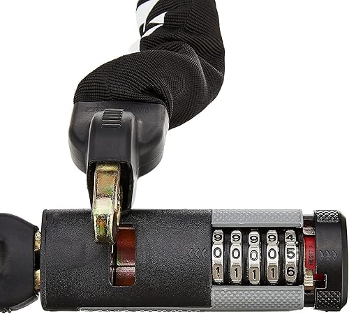 Miniatura 2 de Kryptonite Kryptolok 990 - Cerradura de cadena combinada para bicicleta, 3 pies de largo, resistente, antirrobo, vendida, segura, segura, cerradura