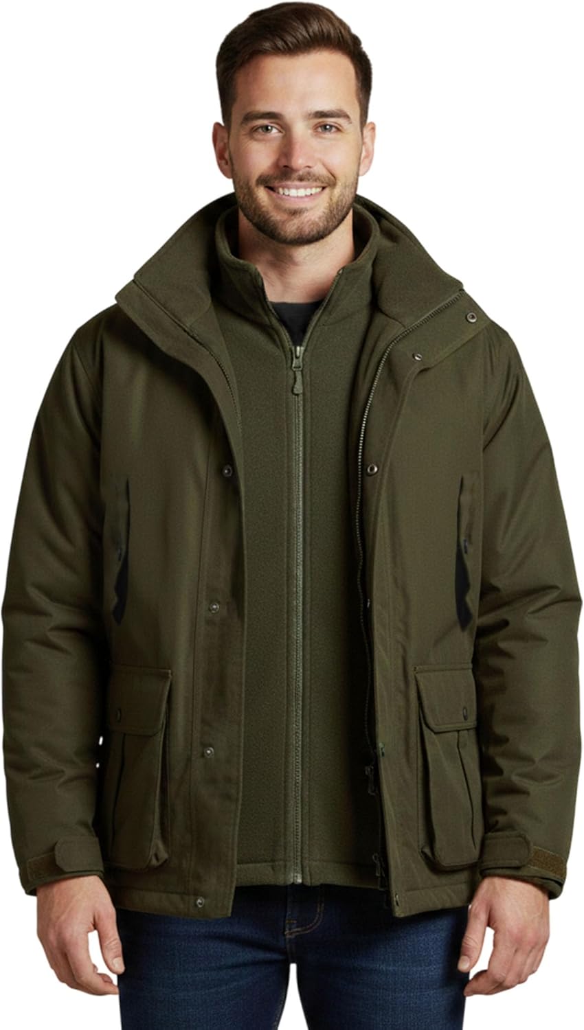 Mens Game EN306 Stealth Shell & Fleece 3in1 Hunting Jacket