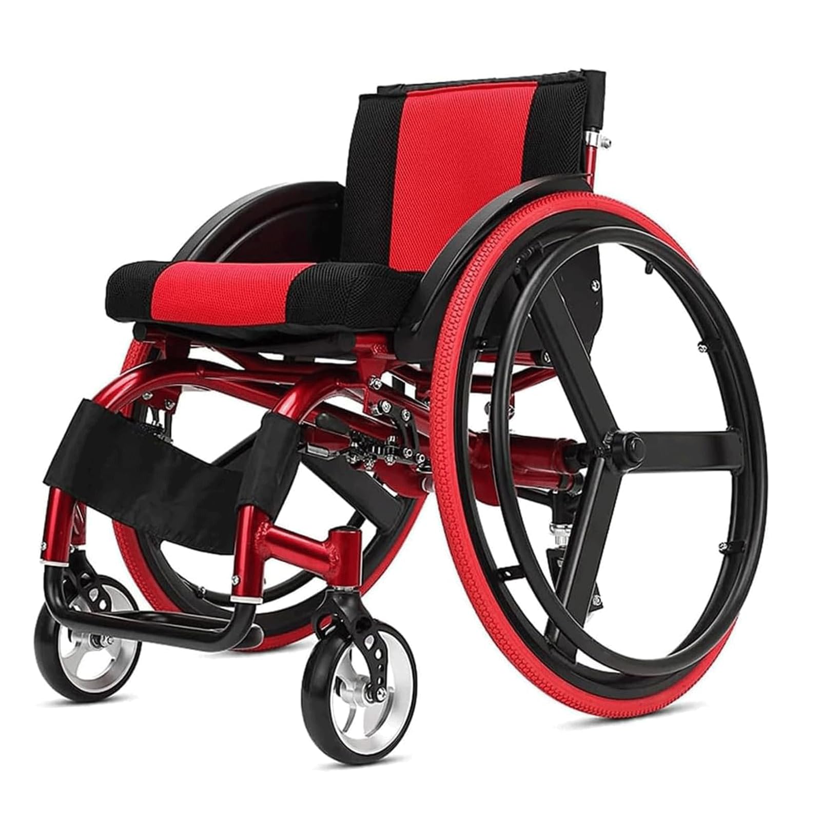 Silla de Ruedas Transporte Silla De Ruedas Silla De Ruedas Manual Ligera Silla De Ruedas Deportiva Y De Ocio Ruedas Grandes Todo Terreno para Adultos confiable