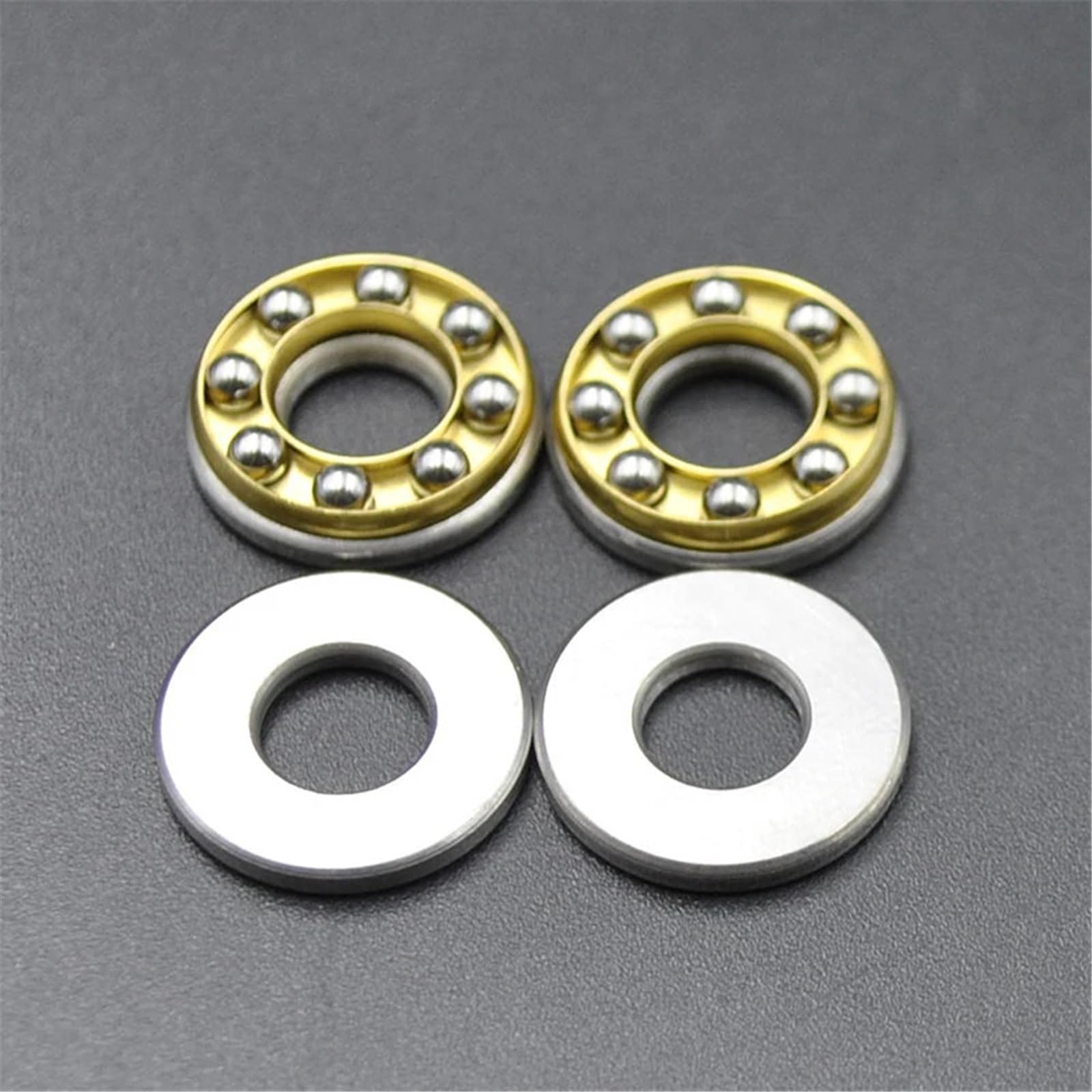 Cojinete de empuje F6-14M f6 14m Cojinete en miniatura de 6 x 14 x 5 mm Diámetro interior de 6 mm Cojinetes de bolas axiales pequeños(10Pcs)