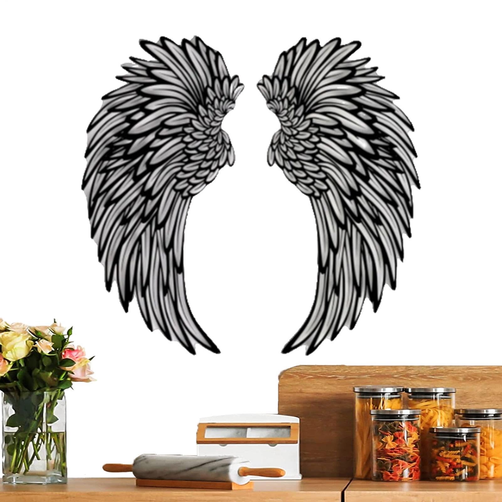 Ailes d'ange pour mur – Sculpture moderne premium d'intérieur