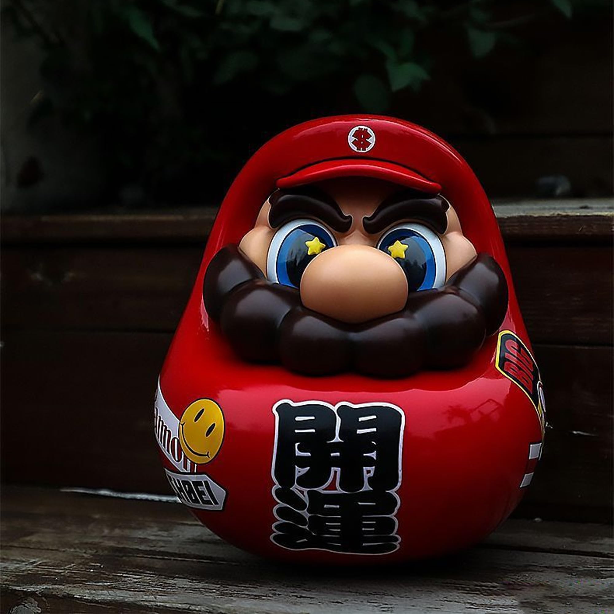 Amazon.co.jp: KRGNPLE ダルマ 招き猫 PVC 置物 開運 マスコット 祈福