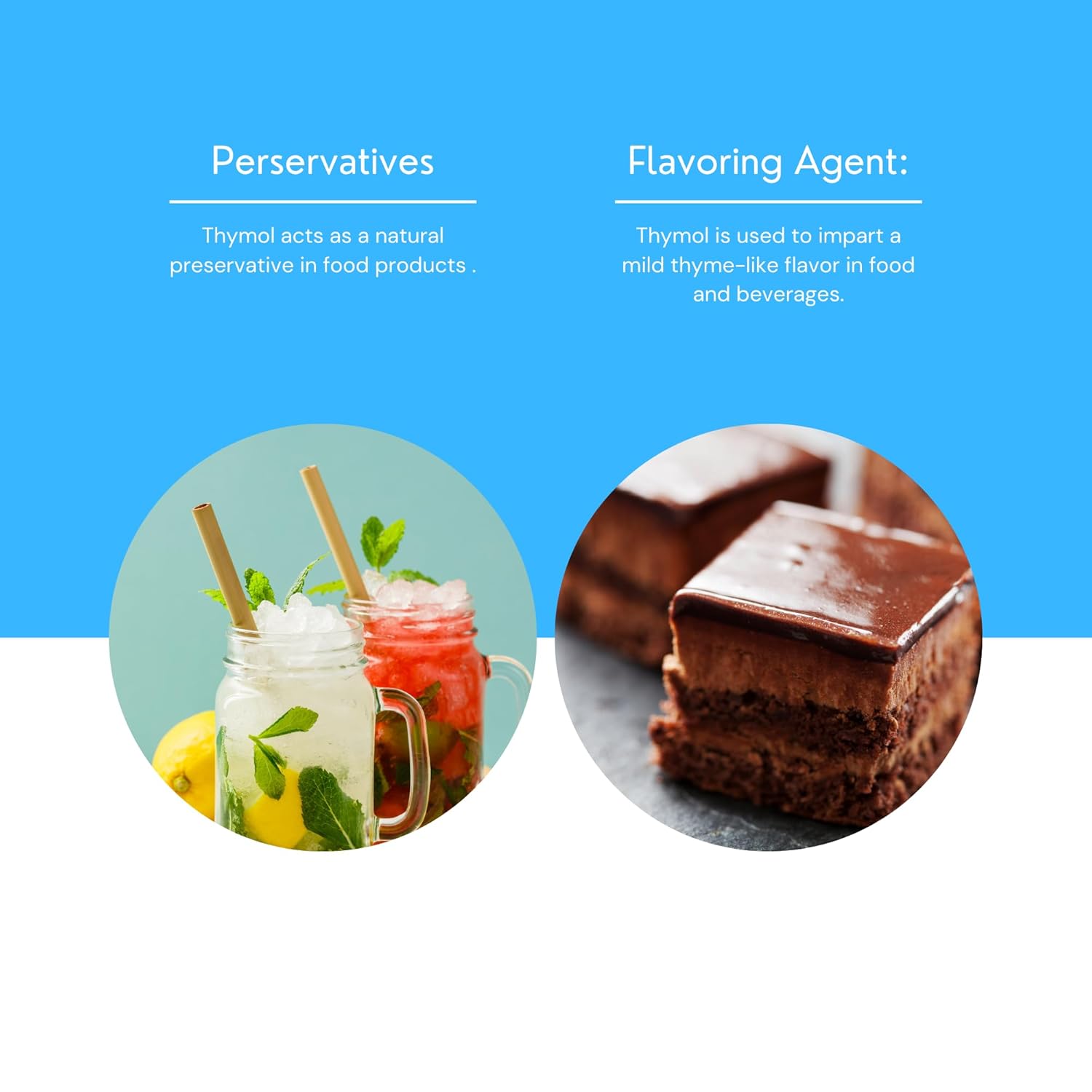 Thymol Crystals High Purity Aroma Compound (500 Grams)