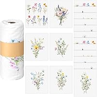 Vista 19 de Paquete de 36 paños de limpieza reutilizables de algodón lavables de flores brillantes para el hogar (color nitid)