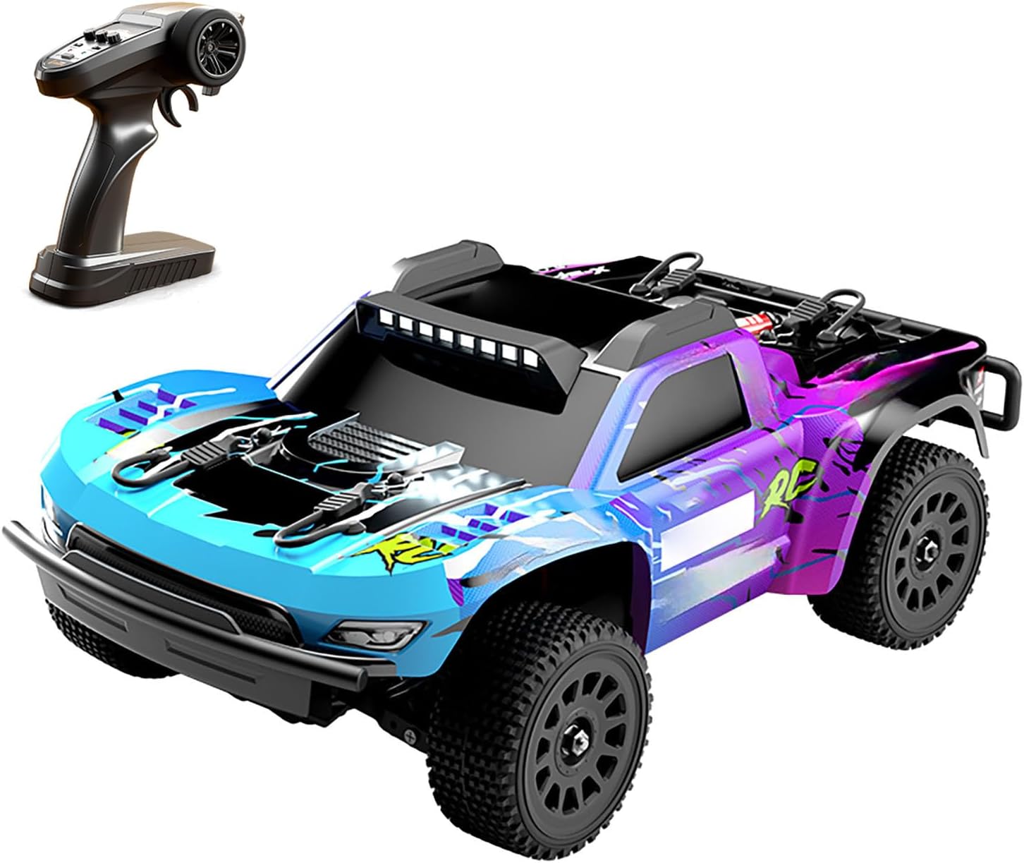 TOUCAN RC HOBBY 1/14 RC Pickup Truck 40km/h 4 * 4 Remote Control Off Road Vehicle Q130C 2847 Brushless Motor 45A ESC LED Lights Battery RTR Car