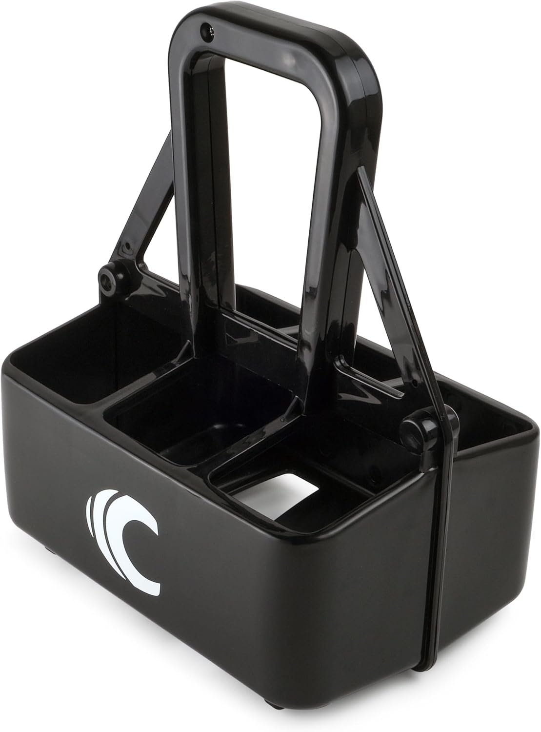 Cannon Sports Squeeze Bottle Carrier for 6 Bottles, Fits 28 to 34 oz Bottles, Durable Lightweight Design (Black)