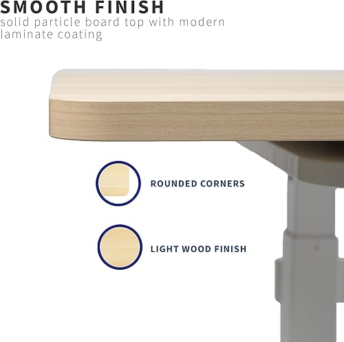 Vista 34 de VIVO DESK-TOP72-30D - Mesa universal de 71 x 30 pulgadas para marcos de escritorio estándar y sentados a pie, altura ajustable para el hogar