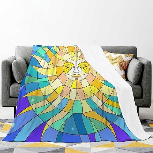 Miniatura 2 de Manta moderna con mosaicos coloridos y geométricos, para sofá, suave y acogedora, 30 x 40 pulgadas