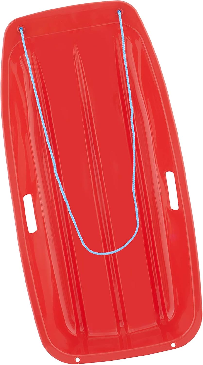 Superio Long Kids Snow Sled (Red)