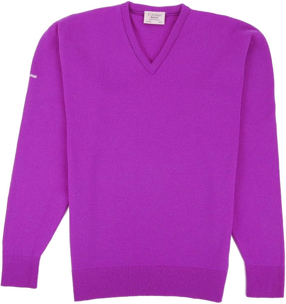 Sweater V-Neck Lambswool Amethyst 