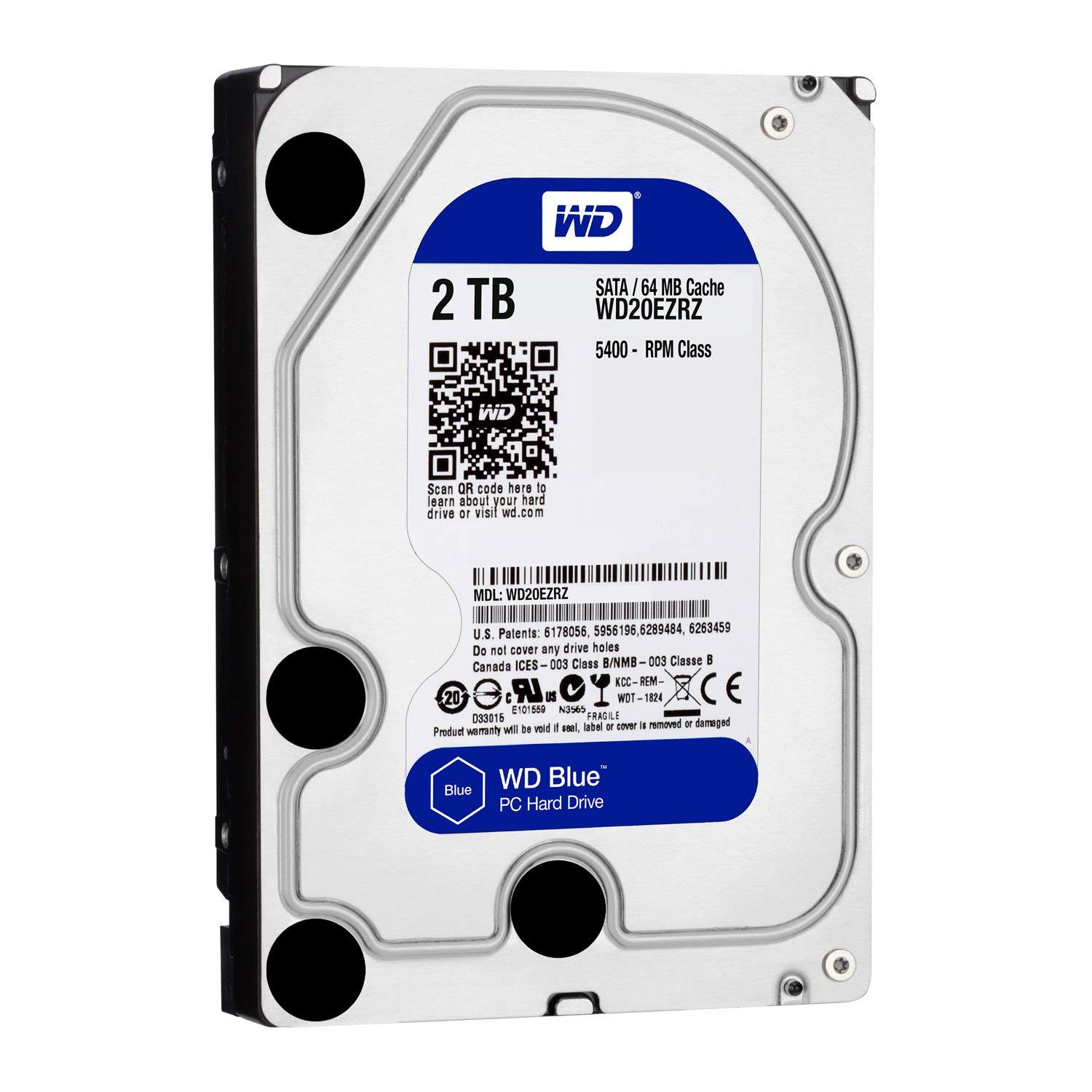 Amazon | 【整備済み品】 WD HDD 内蔵ハードディスク 3.5インチ 2TB WD