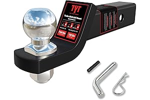 TYT Trailer Mount: Optimal Towing Companion with 7500lbs Load Capacity and Anti-Rattle Pin