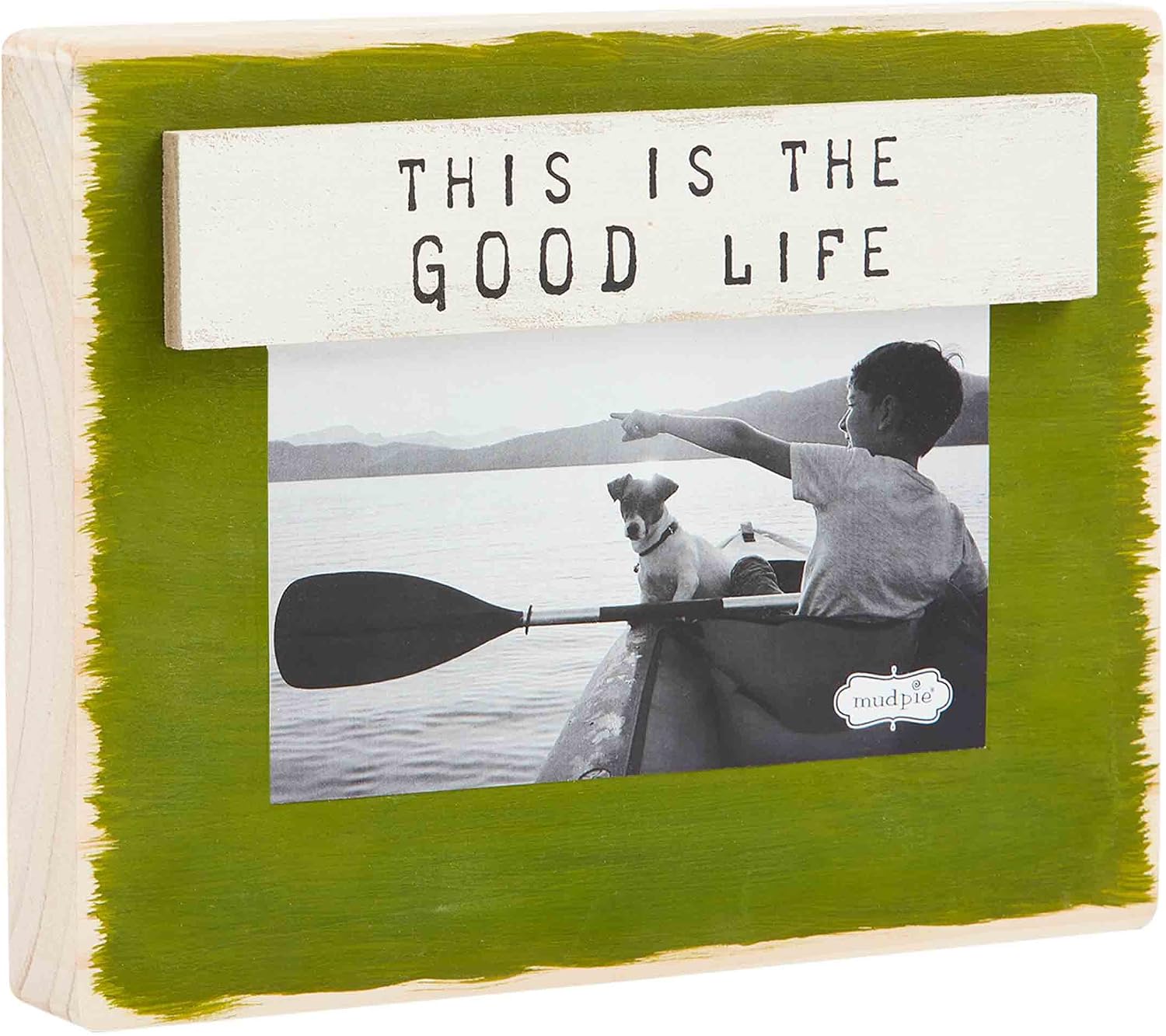 Mud Pie Lake Magnetic Block Frames, Good, 9" x 7", Green