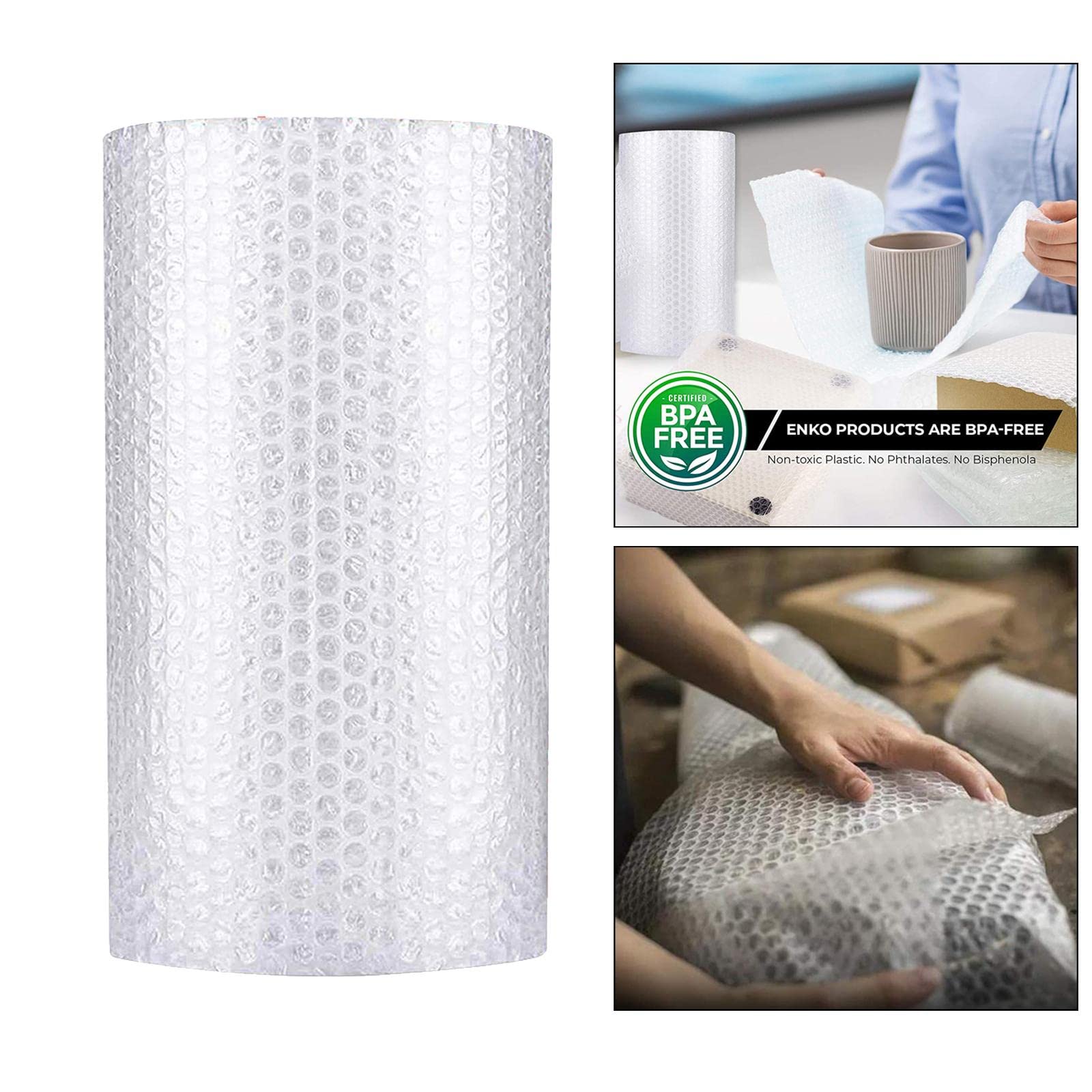 Jojomis Kleine Luftpolsterfolie, Schaumstoff-Verpackungsrolle zum Verpacken, 0,4 x 30 m, wie beschrieben