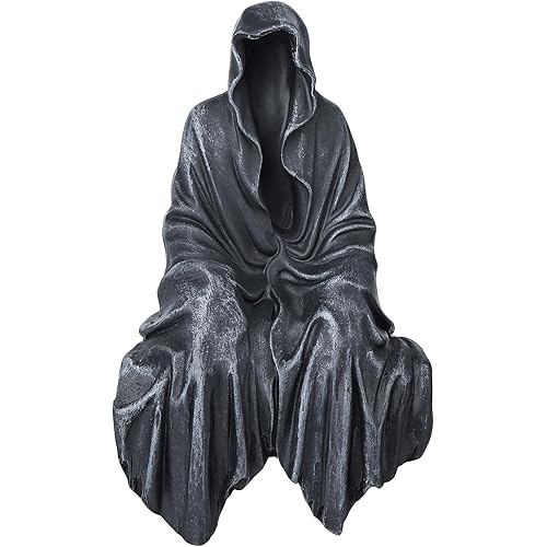 Resin Tabletop Gothic Decor Sitting Statue, Resin Statue Gothic Decor, Fits On Sturdy Shelf and Has A Cool Mystic Look 5.1 Inch