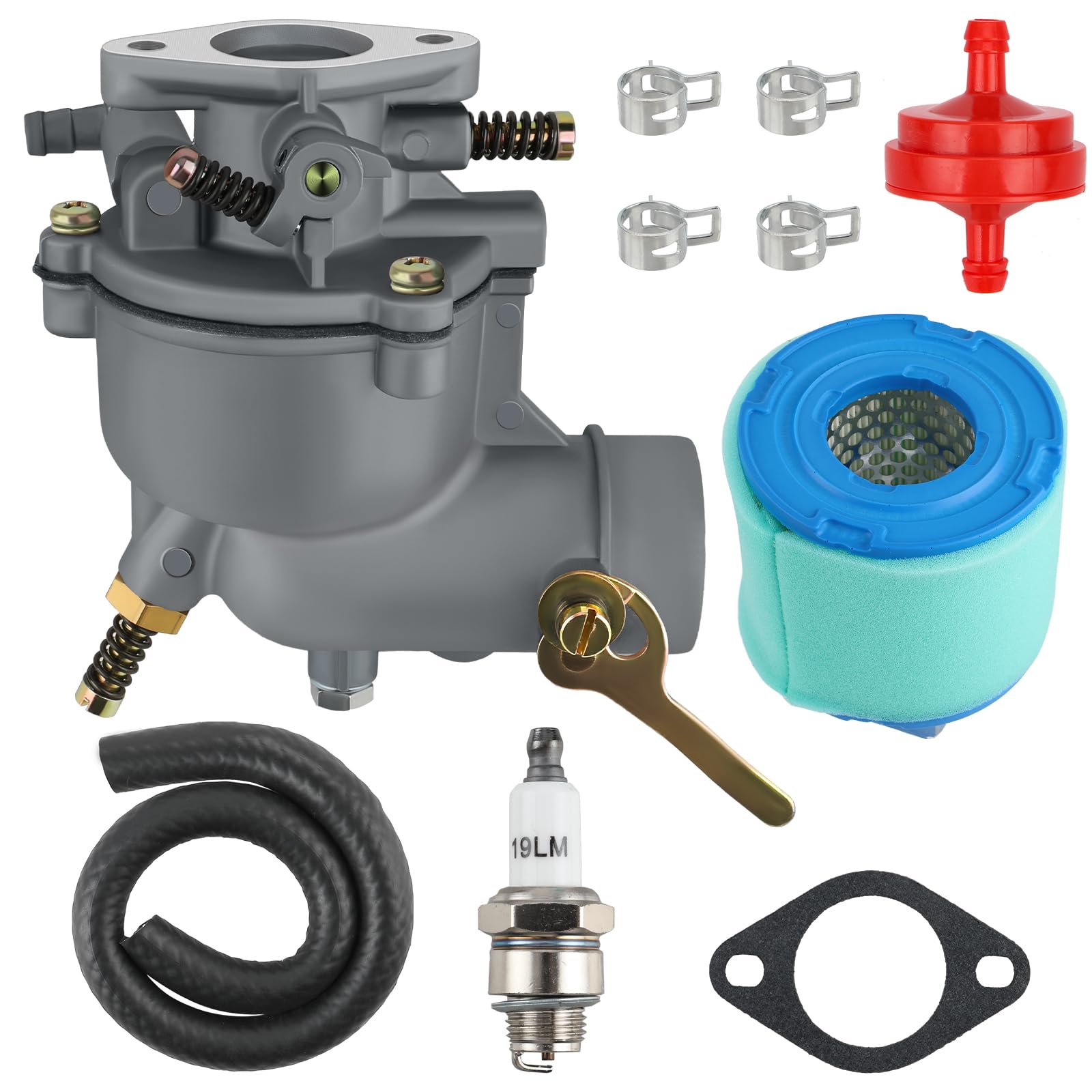 Carbhub 390323 394228 Carburetor Replacement for 394228 390323 398170 7HP 8HP 9HP Horizontal Engines 170401 190400 190412 194412 190432 195422 Engines 393957S Air Filter