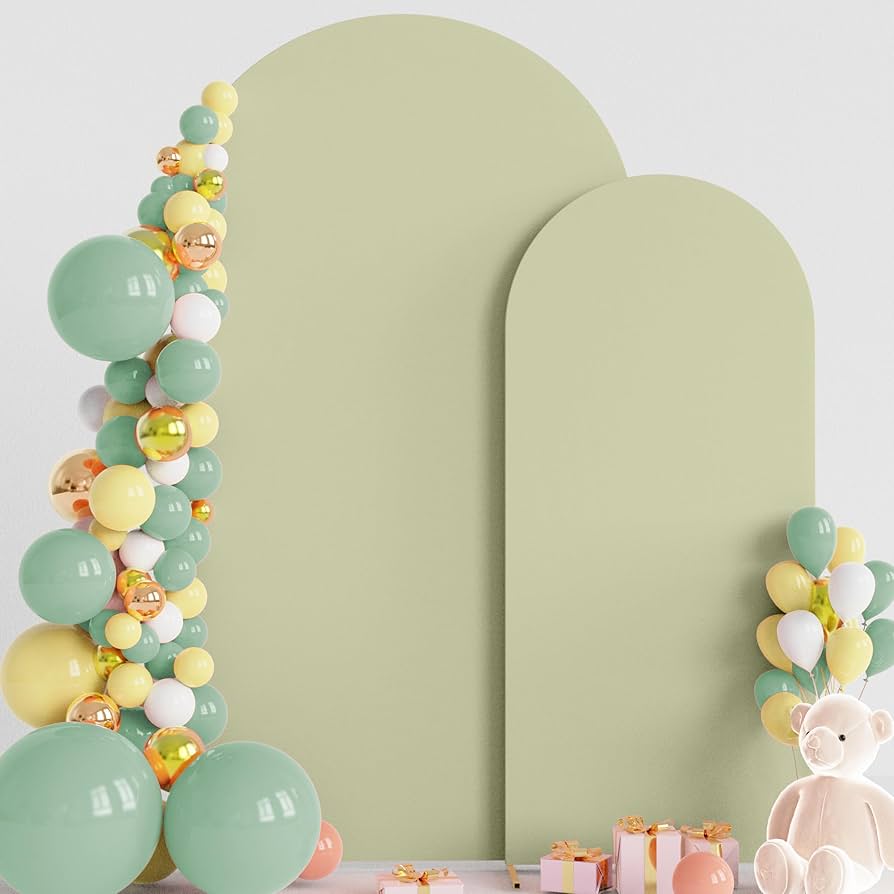 Amazon.com: Wokceer Wedding Arch Backdrop Cover 7.2FT, 6FT