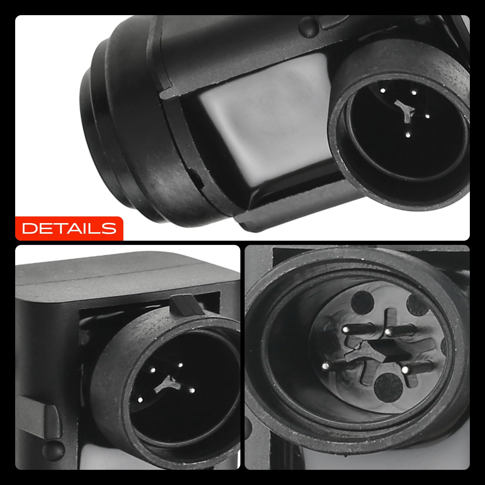 Frankberg 4 sensori PDC per assistenza al parcheggio con anello di tenuta | Compatibile con: Vitobus W639, Classe A W168, Classe E, modello T, S210, Classe M W163, SLK R171, CLK Cabriolet A209