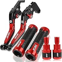 Vista 10 de Motocicleta para Y&AMAHA XJ6N XJ6 N XJ6DIVER XJ6 Diver 2009-2015 2014 2013 2012 2010 Palanca de embrague de freno manillar empuñaduras extremo Gris1