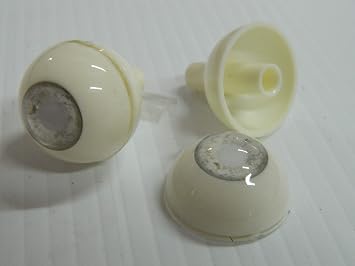 Pair of Realistic Human/Zombie Acrylic Eyes for Halloween PROPS, MASKS, DOLLS Blind Dead Eyes