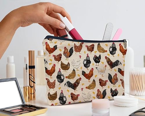 Miniatura 8 de IWXYI Just A Girl Who Love Tortles Starfish Decor Bolsa de cosméticos, Estrellas de mar y tortuga, bolsa de maquillaje para mujer, bolsa con