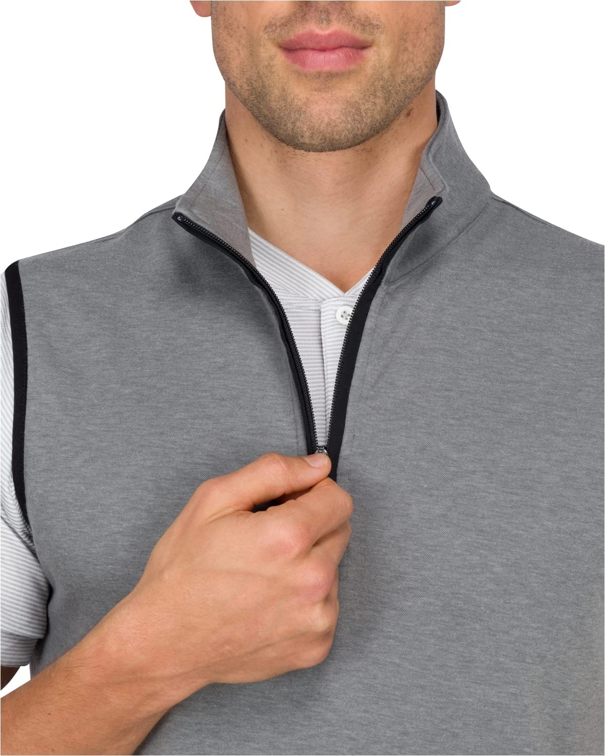 Three Sixty Six Men's Pullover Sweater - Dry Fit Breathable Half Zip Golf Jacket 4-Way Stretch Moisture Wicking & Anti-Odor - Image 5