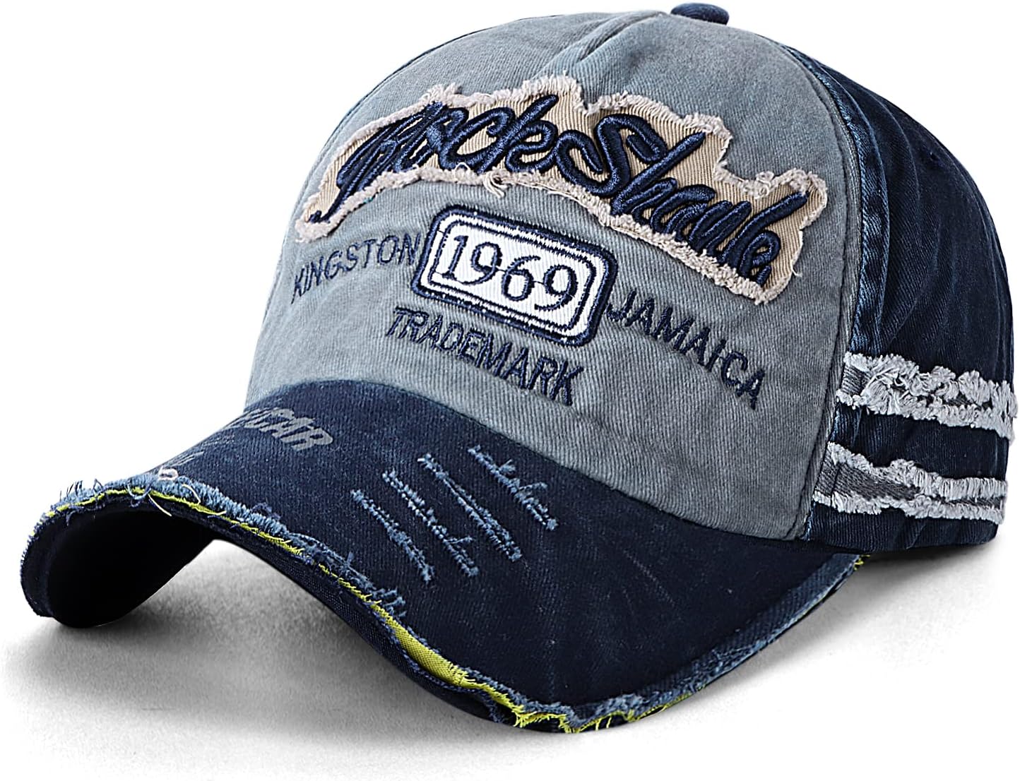 EoslyaBaseball Cap Mens - Distressed Baseball Hats, Washed Vintage Old Style Caps Embroidered Adjustable Sport for Men Outdoor