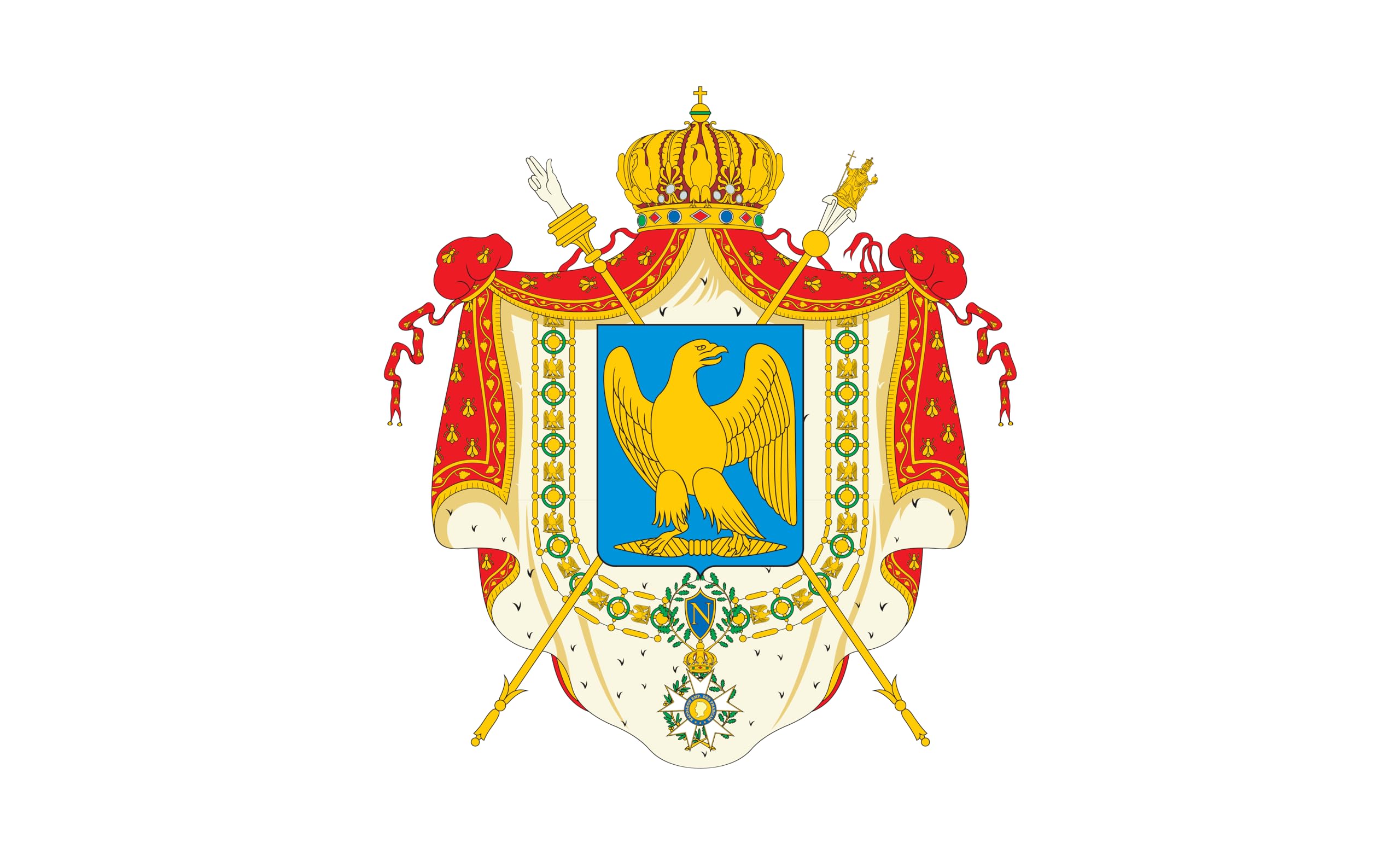 Drapeau de la France 1804 Napoléon revivez la légende impériale