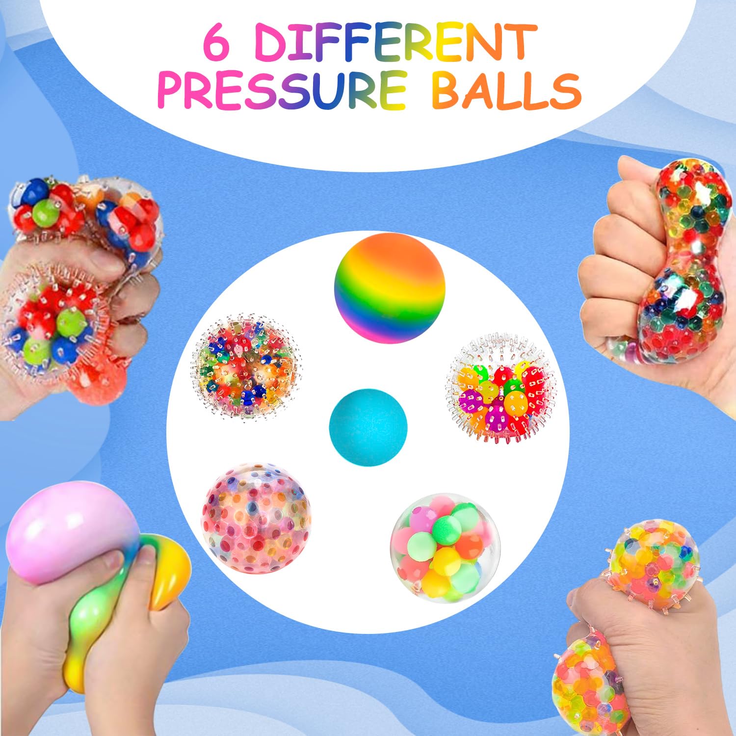 8 Balles Magnétiques En Silicone – Jouet Fidget Anti-stress, 4 Textures Différentes, Sensoriel Et Silencieux, Avec Boîte De Rangement (vert)