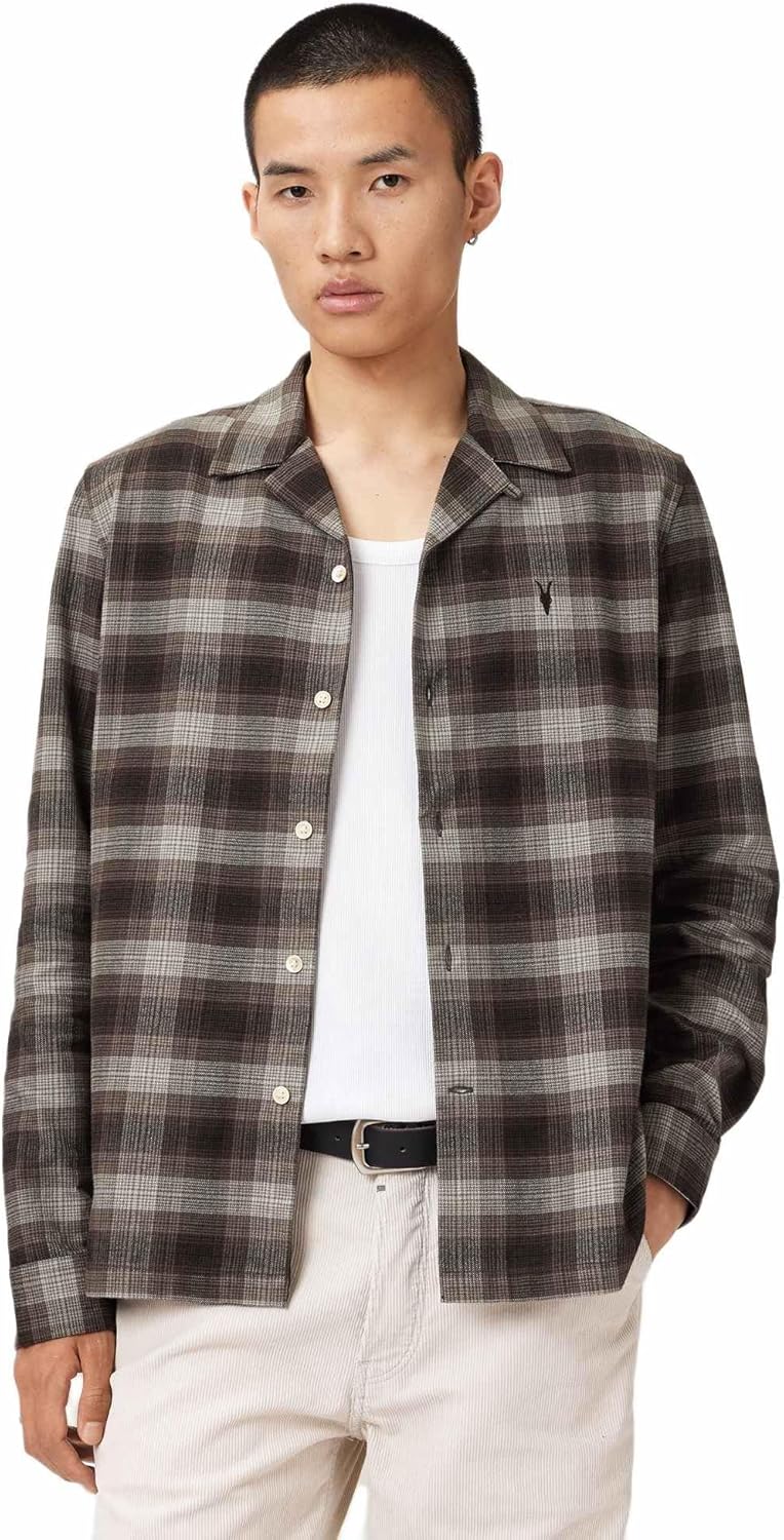 AllSaints Mens Iniko Ls Shirt - Image 6