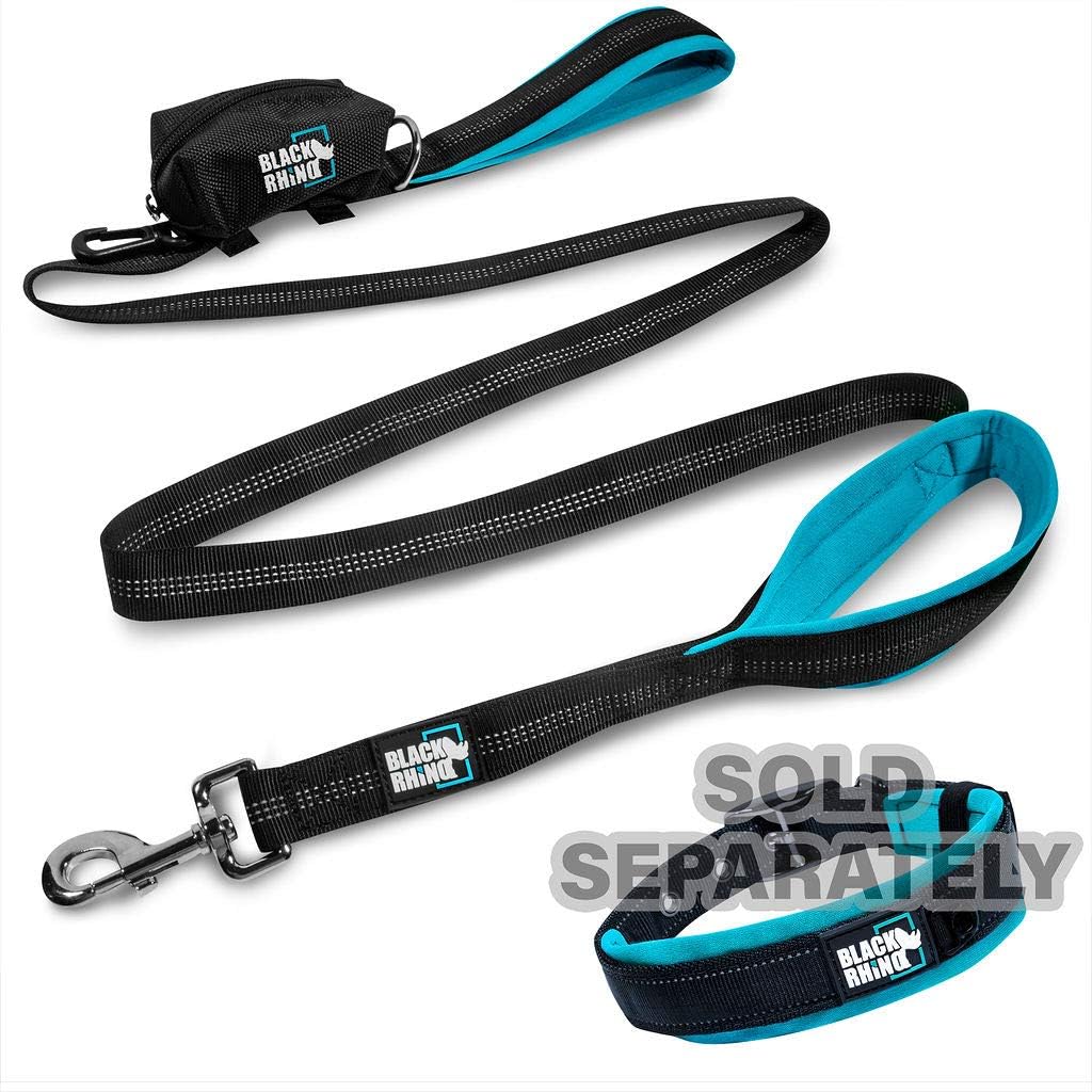 Black Rhino Dog Leash - Heavy Duty - Medium & Large Dogs, Sport Blue, 6feet - Image 4